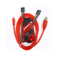 PICKIT3 KIT3.5 PIC KIT3 PICKIT 3 Programmeur de puces microcontrôleurs PIC avec programmation hors ligne + Socle adaptateur pour programmeur PIC