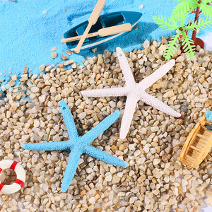 Mini ornements en résine en forme d'étoile de mer, de hippocampe et de coquillage, pendentifs marins à suspendre, accessoires de décoration pour l'intérieur, l'extérieur et le jardin - Product Image 3