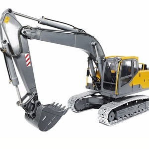 SJY-E010-003 1:14 Excavatrice RC hydraulique radiocommandée, camion tracteur Caterpillar, moteur brushless, véhicule d'ingénierie jouet - Product Image 1