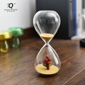 Clessidra creativa 10 <span class=keywords><strong>minuti</strong></span> Timer forma tridimensionale arredamento per la casa vetro artigianato regalo di compleanno Timer sabbia - Product Image 1