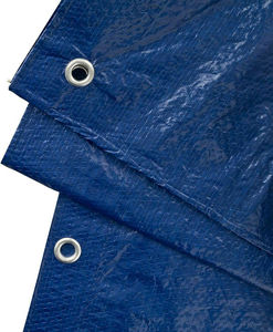 Tùy chỉnh ngoài trời polypropylene màu xanh bạt không thấm nước Poly Tarp Sheets Bìa hồ bơi lên đến 12ft 4x4m - Product Image 4