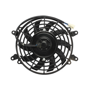 ZUQING พัดลมระบายความร้อนพลาสติกทรงกลมขนาด 9 นิ้วสำหรับรถจักรยานยนต์รถออฟโรดรถสามล้อถังน้ำ - Product Image 1