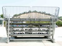 Sièges télescopiques manuels peu encombrants, tribunes rétractables portables pour usage intérieur