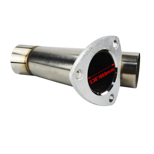 POYRACING Tuyau d'échappement électrique en acier inoxydable de 2,5 pouces avec télécommande pour mise à niveau et modification - Product Image 3