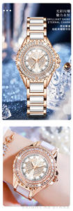 Nouvelle montre pour femme en diamant simple et luxueuse avec un style unique - Product Image 5