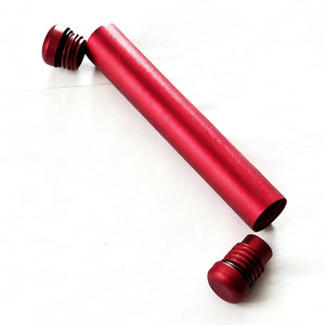 Wholesale Smoking Accessories Storage Container Aluminum Metal Tube Custom Tubes Smell Proof Cigarette Tube Aluminum Cigar Tubes - Product Image 3