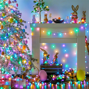 Decoraciones de Pascua 2026, Lámpara Nocturna LED, Regalos para Niños, Presentador, Pascha, Pasen, Huevo, Conejo, Pollito, Luces de Cadena, Pascua - Product Image 4