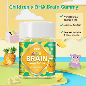 Venta caliente 100% Pure Organic Kids Multivitamin DHA Omega 3 Gummies Support <span class=keywords><strong>Brain</strong></span> Joint Heart Eyes Sistema inmunológico - Product Image 3