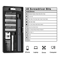 Tournevis électrique magnétique sans fil 50-en-1, mini-stylo de précision pour électricien, outil professionnel pour électricien, logo personnalisé