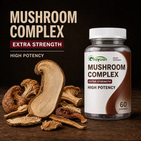 Gummies Complexe Champignon Direct Usine, Complément Herbal, 60 Unités, OEM ODM, Marque Privée, Vente en Gros en Vrac