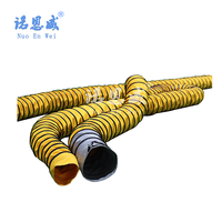 Conduit d'air extérieur flexible d'isolation thermique à haute température de protection thermique de PVC de 16''400mm pour des applications industrielles