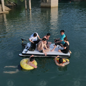 3X3M radeau en PVC avec point <span class=keywords><strong>de</strong></span> chute plate-forme <span class=keywords><strong>de</strong></span> pêche flottante Eva Water Dock and Leisure Mat for Indoor Play School and Public Use - Product Image 5