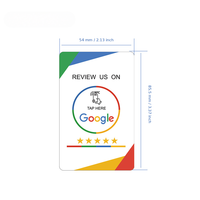 Carte de commentaires NFC personnalisée, carte de commentaires en PVC brillant, lien NFC programmable pour les commentaires et les liens sociaux