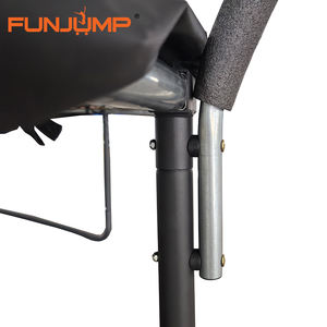 <span class=keywords><strong>Filet</strong></span> de protection pour <span class=keywords><strong>trampoline</strong></span> de fitness intérieur/extérieur robuste et souple, 12 pieds, 14 pieds, 15 pieds, 16 pieds, avec <span class=keywords><strong>poteaux</strong></span> incurvés et échelle - Product Image 5