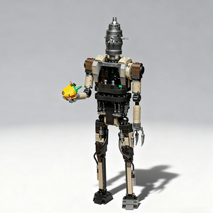 Jd094 Các Gugu <span class=keywords><strong>Robot</strong></span> IG-12 Không Gian Người Ngoài Hành Tinh <span class=keywords><strong>Robot</strong></span> Xây Dựng Khối Kit Tự Làm Sưu Tập Bức Tượng Sáng Tạo Trang Trí Nội Thất Trẻ Em Người Lớn Gốc Đồ Chơi - Product Image 1