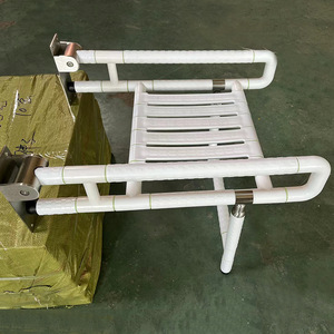 Jiaming <b>Folding</b> Bath <b>Stool</b> 250kg Capacity Stainless Steel Modern Simple Design For Bathroom Safety Equipment - Product Image 3