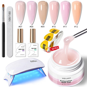 Nuevo Set de Gel para Extensión de Uñas, Kit de Manicura con Esmalte de Gel UV LED Removible, Ideal para Principiantes, para Salón de Uñas, Venta al por Mayor, Suministro Transfronterizo - Product Image 6