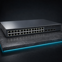 Conmutador Gigabit PoE+ Administrado de 24 Puertos FS-224E-POE |   Switch de Red de Acceso Seguro PoE de 180W, Capa 2/3, con 4 Puertos SFP
