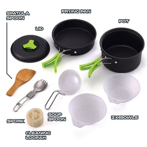Kongbo Bộ dụng cụ nấu nướng Cắm Trại Di động dã ngoại ngoài trời 1-2 người - Product Image 2