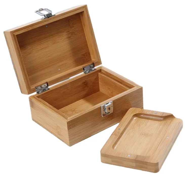 Бамбуковая коробка для сигар коробка для хранения сделанная на заказ бамбуковая продукция