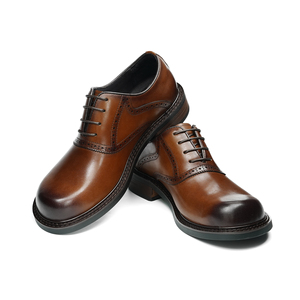Chaussures Derby élégantes en cuir naturel véritable pour hommes, semelle intérieure supérieure en cuir formel souple et confortable, y compris les tendances de haute qualité - Product Image 6