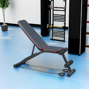 <span class=keywords><strong>Banc</strong></span> de musculation pliable robuste et réglable pour la musculation à domicile et la musculation avec haltères - Product Image 6