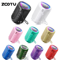 Enceinte portable BT 5.3 TWS, étanche IPX5, son stéréo HD 15W, lumière LED, pour le camping en plein air, la plage, la piscine, la randonnée, cadeau