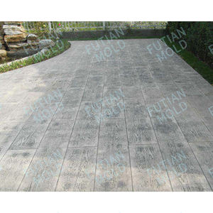 Tapis <span class=keywords><strong>de</strong></span> sol extérieur en polyuréthane motif en bois timbre en béton moulage décoratif Molde Hormigon Impreso moules en béton - Product Image 1