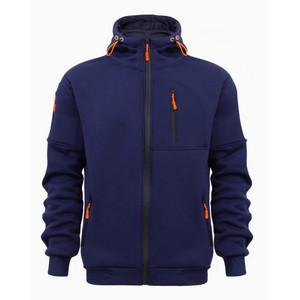 <span class=keywords><strong>Sudadera</strong></span> con capucha deportiva para <span class=keywords><strong>hombre</strong></span> con cremallera, tallas grandes, logotipo personalizado, atlética, duradera, con mangas con cremallera - Product Image 4