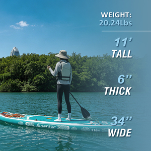 Planche de Stand Up <span class=keywords><strong>Paddle</strong></span> gonflable <span class=keywords><strong>double</strong></span> <span class=keywords><strong>couche</strong></span> 11'x34" avec soudure à chaud, vente en gros, planche de surf SUP - Product Image 3