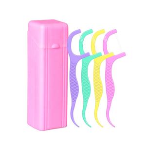 <span class=keywords><strong>Fil</strong></span> <span class=keywords><strong>dentaire</strong></span> en plastique avec étui – Cure-dents jetables pour l'hygiène bucco-<span class=keywords><strong>dentaire</strong></span> quotidienne, élimination de la plaque et haleine fraîche - Product Image 6