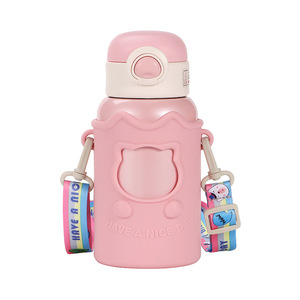 Đôi Wali Cách Nhiệt Chân Không Thép Không Gỉ Chai Nước Chân Không Cách Nhiệt Trẻ Em Dễ Thương Chai Nước - Product Image 1