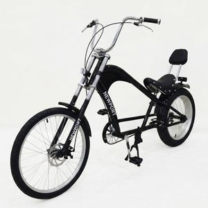 Vélo Cruiser SY pour <span class=keywords><strong>Homme</strong></span> 20 pouces, Style Rétro, Plage, Cadre en Acier, Jantes en Alliage d'Aluminium, Freins V, Monovitesse, Charge 120kg - Product Image 4