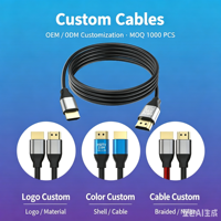 Cable de TV de Alta Definición 4K DENIXI Versión 2.0 - Cable de Conexión para Monitor de Computadora con Revestimiento de PVC, Plug-and-Play, 60Hz