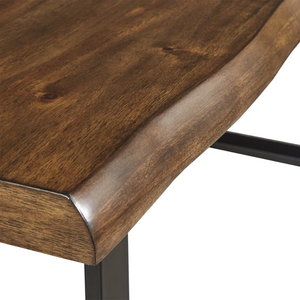 Large Rectangular <b>Wood</b> Dining <b>Table</b> <b>Solid</b> <b>Wood</b> Frame Natural Finish Dining <b>Table</b> for Kitchen Dining Room Restaurant Hotel - Product Image 6