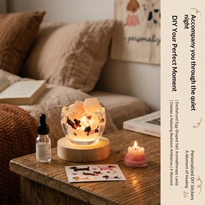 Atmosphere Healing Gift Set Scented <b>Candle</b> With Warm LED Night Light For Indoor Home Decoration Souvenir Business Gift - Product Image 5