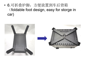 <span class=keywords><strong>Poêle</strong></span> de barbecue en <span class=keywords><strong>bois</strong></span> <span class=keywords><strong>à</strong></span> charbon de <span class=keywords><strong>bois</strong></span>, <span class=keywords><strong>poêle</strong></span> d'extérieur pour barbecue au charbon de <span class=keywords><strong>bois</strong></span>, réchaud de Camping - Product Image 5