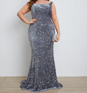 Plus Size Tüll Sparkle Girls Damen Damen formelles Ballkleid