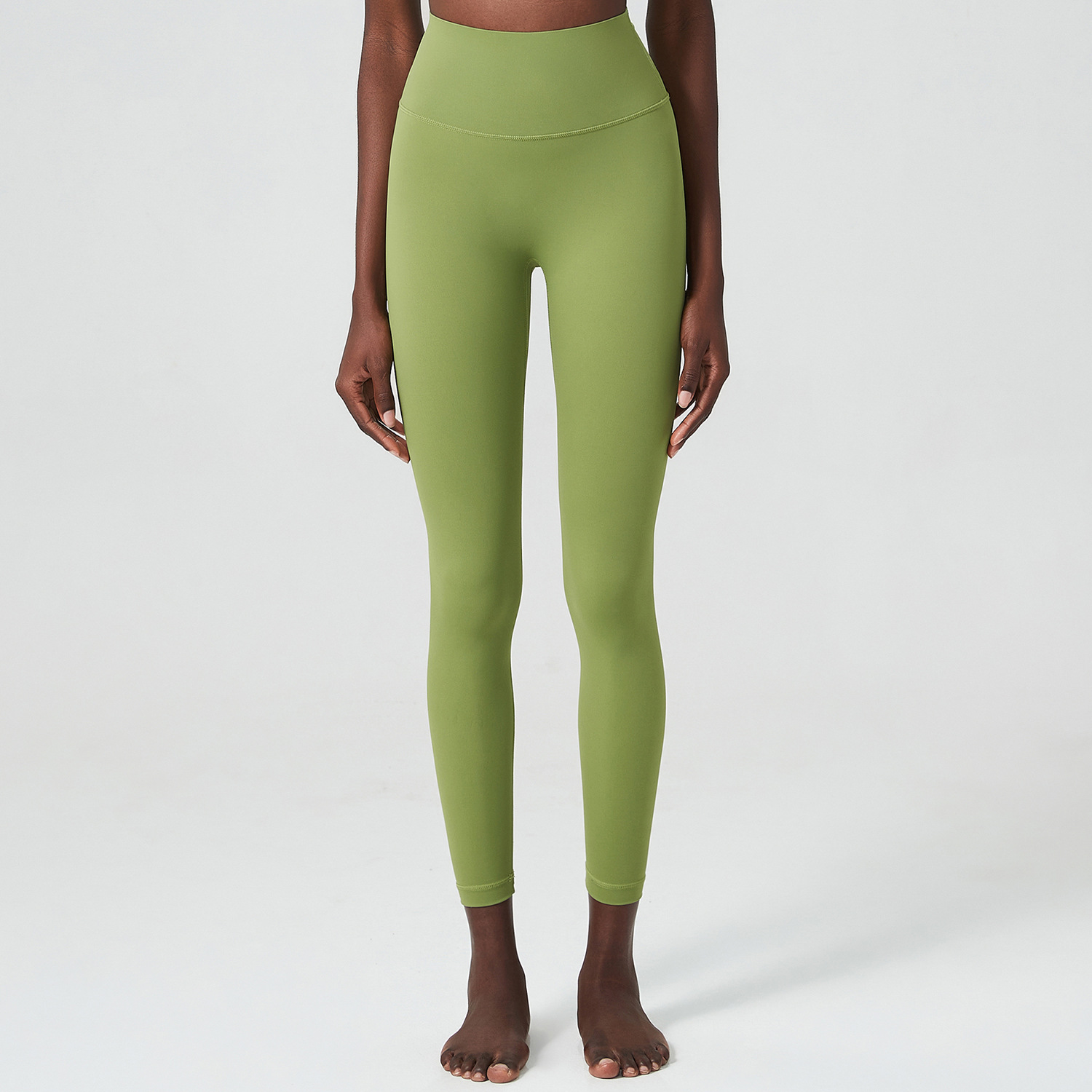 Pantalon de yoga à colle liquide Lp2341-suye vert
