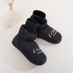 Bottes d'échauffement bon marché Bottes de neige pour femmes Ballet Dance Winter Bottes de neige courtes pour femmes Bottes de neige d'hiver en laine Ballerina pantoufles - Product Image 2