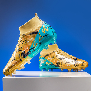 <span class=keywords><strong>Scarpe</strong></span> <span class=keywords><strong>da</strong></span> <span class=keywords><strong>Calcio</strong></span> Leggere con Tomaia Sintetica, Colletto alla Caviglia in Maglia e <span class=keywords><strong>Tacchetti</strong></span> in TPU per Terreni Duri, Velocità e Controllo della Palla - Product Image 5