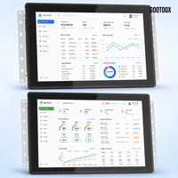 Kiosco de registro para clínicas y control de habitaciones de hotel con pantalla táctil Android todo en uno de 7/10.1/15.6/21.5 pulgadas RK3562 RK3568 HMI de montaje empotrado