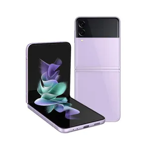 Teléfono móvil plegable Android ROM desbloqueado teléfono inteligente de segunda mano venta al por mayor Original usado Z Flip3 128G para Samsung Z Flip3 8MP