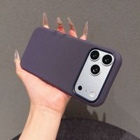 Étui de luxe en tissu technique PU magnétique pour iPhone 18/17/16/15/14 Pro Max avec design antichoc