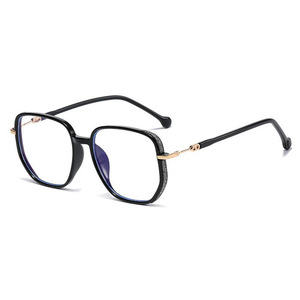 Montures de lunettes rectangulaires anti-lumière bleue, monture intégrale, verres en résine, légères, pour femmes, monture noire tendance - Product Image 5