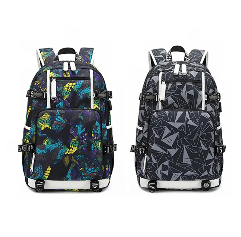 Fashion sports high quality canvas backpack bag