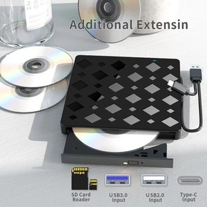 Di động Blu ray Burner USB 3.0 DVD người chơi bên ngoài Blu ray nhà văn DVD ổ đĩa USB Blu ray Máy nghe nhạc - Product Image 6