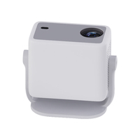 Projecteur LED domestique JUNUO, compatible 1080P, projecteur vidéo HD avec WiFi, BT, entrée HD pour une utilisation en intérieur et en extérieur, pour les fêtes et les films