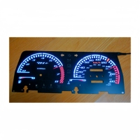 Jauge de voiture EL ultra-mince et haute luminosité. Adapté à la marque, au modèle, à la taille et à la couleur de la voiture. Disponible avec un onduleur EL 12V ou 24V