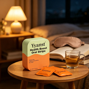 Tiras Orales OEM de Disolución Rápida, Productos de Bienestar, Fórmula Natural Suave, Relajación Nocturna, 30 Unidades, Para el Cuidado Diario Relajante Antes de Dormir - Product Image 2